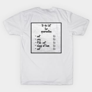 To-Do List Quarantine T-Shirt